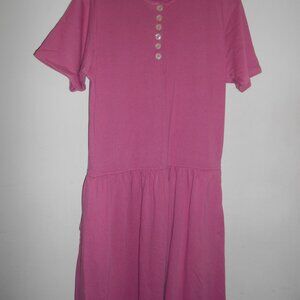 Talbots dress, pink, size M